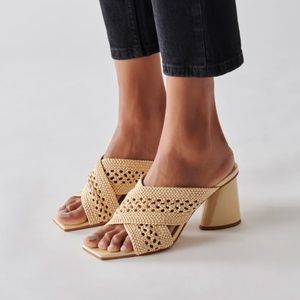 Babaton Gold Patch Heels